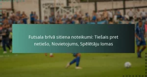 Futsala brīvā sitiena noteikumi: Tiešais pret netiešo, Novietojums, Spēlētāju lomas