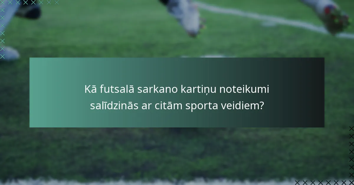 Kā sarkanais kartiņš ietekmē komandas dinamiku?
