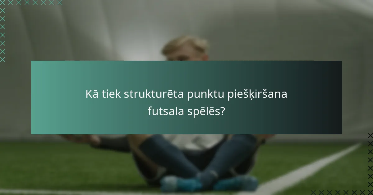 Kādi ir futsala spēļu iznākumi?