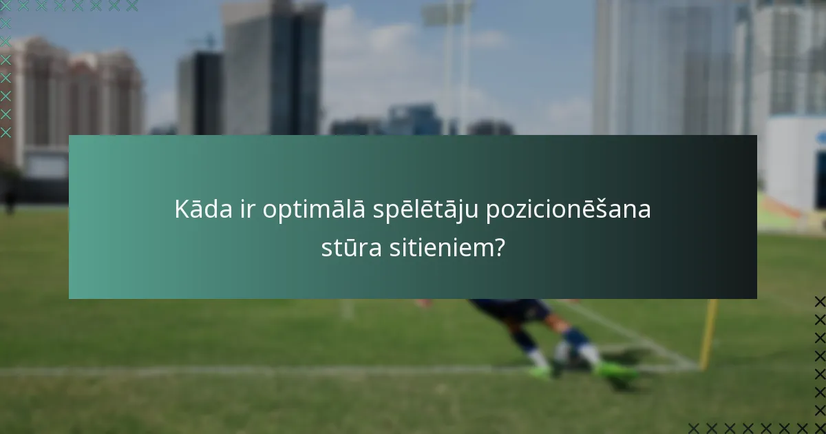 Kā stūra sitieni ietekmē vārtu gūšanas iespējas futsalā?