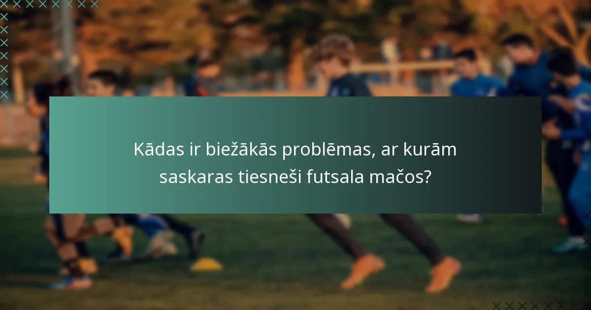Kādi faktori ietekmē futsala mača plūsmu?