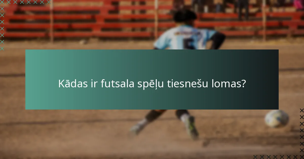Kādas apmācības un sertifikācijas iespējas ir pieejamas futsala tiesnešiem?