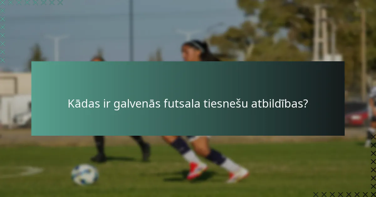 Kā futsala tiesneši efektīvi pārvalda spēles?